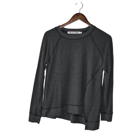 Michael Stars Gray Slit Sweater Size XS - Picture 1 of 5